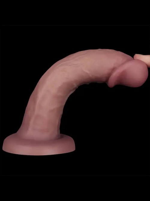 Lovetoy 8” Vibrating Dual Density Power Cock Şarjlı Titreşimli Dildo 20cm Ek Resim