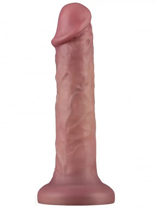 Lovetoy 8” Vibrating Dual Density Power Cock Şarjlı Titreşimli Dildo 20cm 2