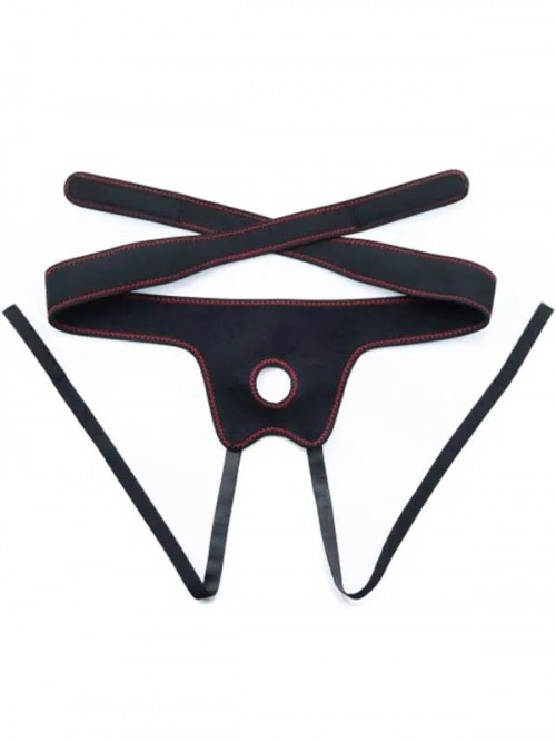 LoveToy Easy Strapon Set Belden Bağlamalı Titreşimli İçi Dolu 20 cm Siyah 6