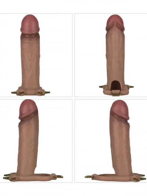 LoveToy Ingen 9” Enhanced Set L/XL/2XL İçi Boş Belden Bağlamalı Penis 21.4cm 5