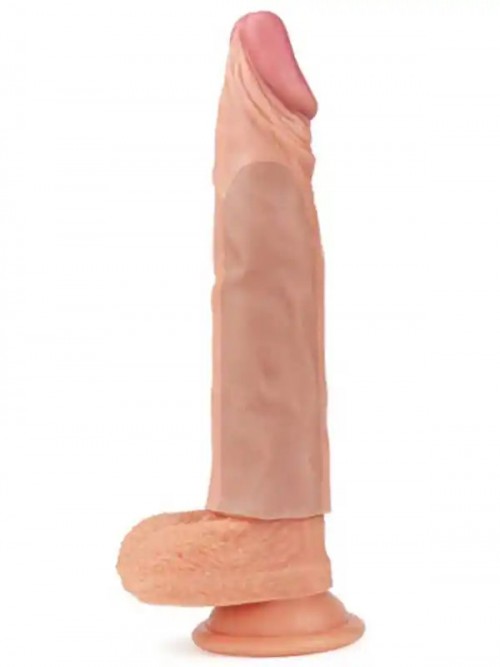 LoveToy Pleasure X Tender Gerçekçi Penis Kılıfı 5 cm Uzatmalı 4