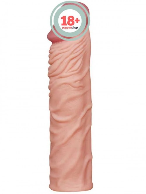 LoveToy Pleasure X Tender Realistik Penis Kılıfı 5 cm Uzatmalı