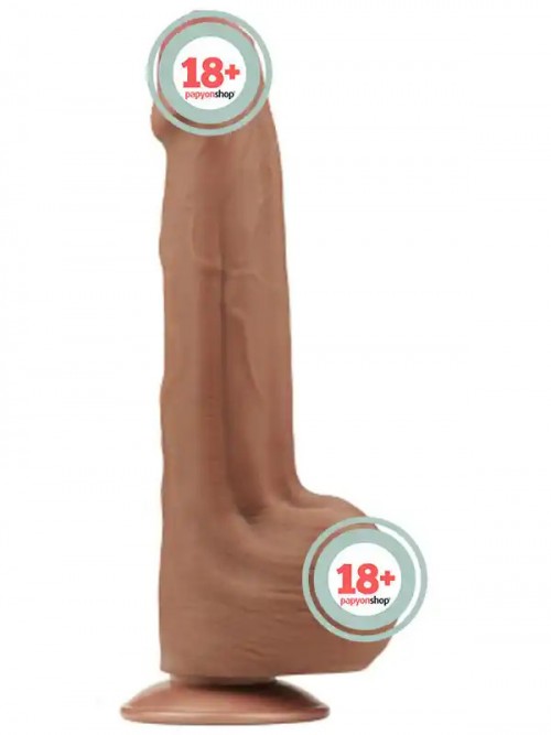 LoveToy Sliding Skin Dual Layer Çift Katmanlı Dildo 29 cm Melez