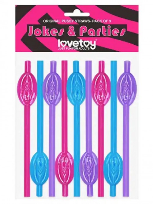 Original Pussy Straws Vajina Pipet 9 Adet