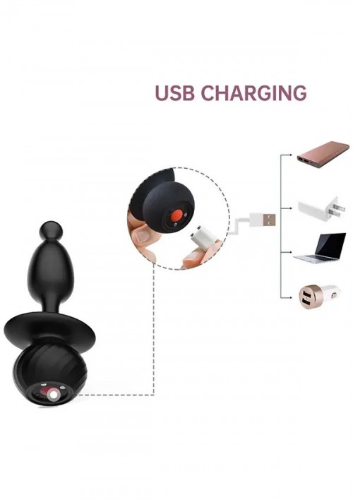 Magic Bunny Tavşan Kuyruğuna Sahip Telefon Kontrollü Eğlenceli Anal Plug Ek Resim