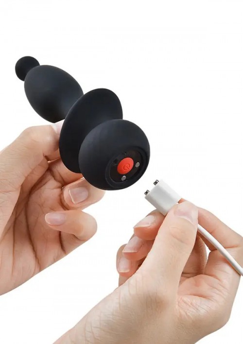 Magic Bunny Tavşan Kuyruğuna Sahip Telefon Kontrollü Eğlenceli Anal Plug Ek Resim