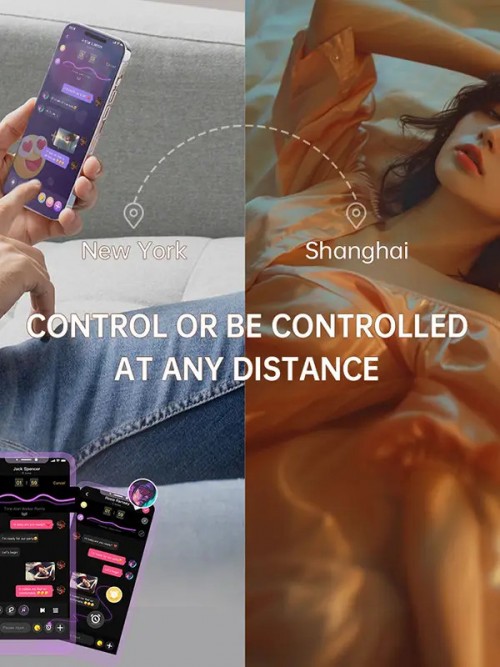 Magic Flamingo Max Çiftler için Giyilebilir Telefon Kontrollü Vibratör Mavi 2