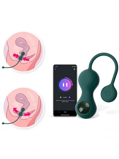 Magic Motion Crystal Duo Uygulama Destekli Titreşimli Kegel Seti 2