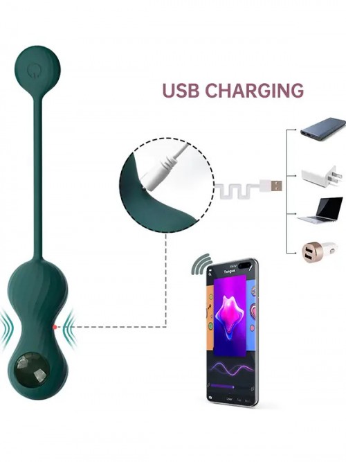 Magic Motion Crystal Duo Uygulama Destekli Titreşimli Kegel Seti 4