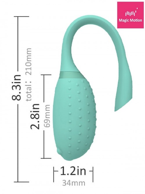 Magic Motion Fugu Telefon Kontrollü Giyilebilir Vibratör 2