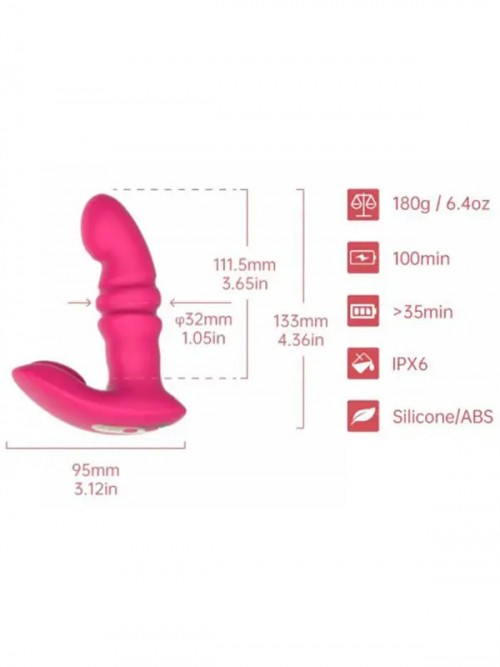 Magic Motion Jive Telefon Kontrollü  İtme Özellikli Vibratör 5