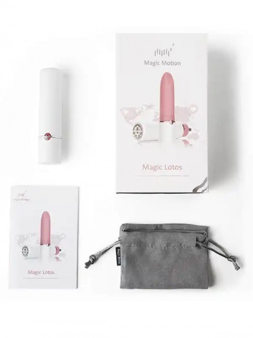 Magic Motion LOTOS Lipstick Telefon Kontrollü Ruj Vibratör Ek Resim