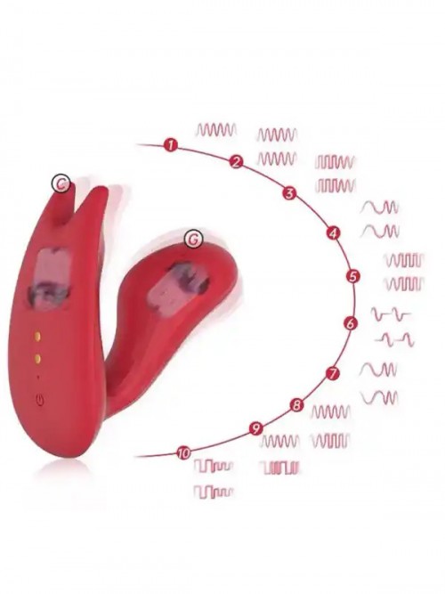 Magic Motion UMI Telefon Kontrollü Çiftler İçin Giyilebilir Vibratör 4