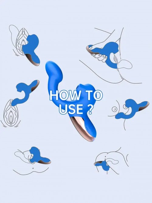 Magic Ponder Telefon Kontrollü Hareket Algılama Özellikli Çift Uyarımlı Vibratör Ek Resim