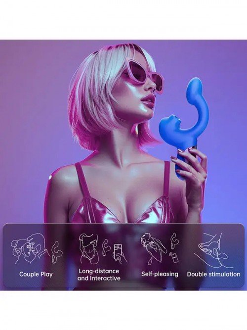 Magic Ponder Telefon Kontrollü Hareket Algılama Özellikli Çift Uyarımlı Vibratör 3