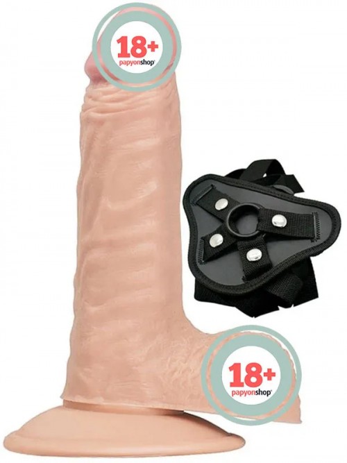 NOXXX Belden Bağlamalı Realistik Dildo İçi Dolu 15 cm