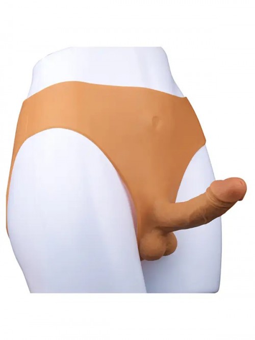 Giyilebilir İçi Dolu Gerçekçi Silikon Dildo 4