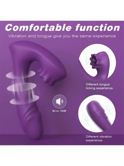 NOXXX Flair Giyilebilir Dil Yalama İşlevli Uzaktan Kumandalı Şarjlı Vibratör 2