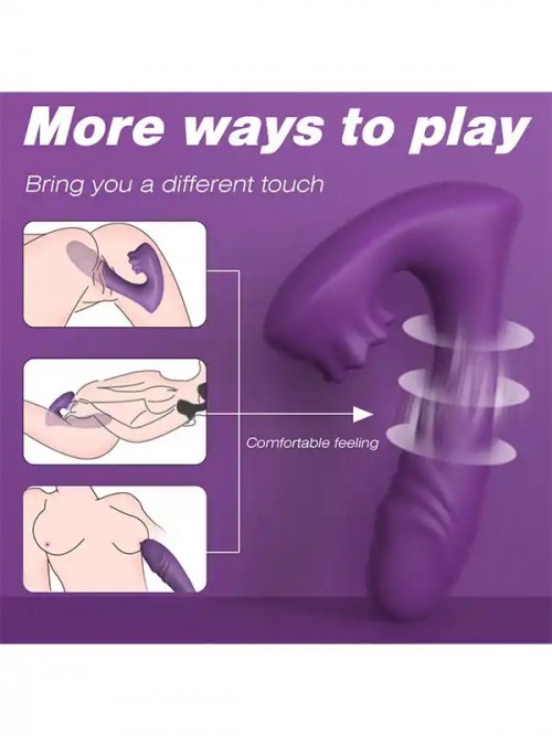 NOXXX Flair Giyilebilir Dil Yalama İşlevli Uzaktan Kumandalı Şarjlı Vibratör 3