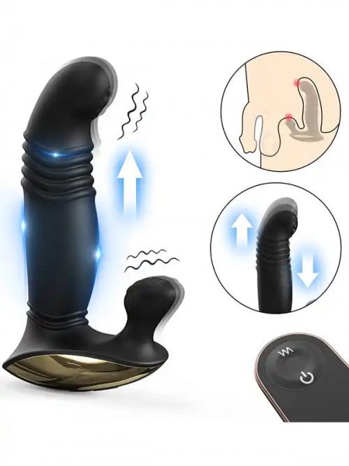 Horus-RCT İleri Geri Hareketli Şarjlı Uzaktan Kumandalı Giyilebilir Anal Vibratör 2