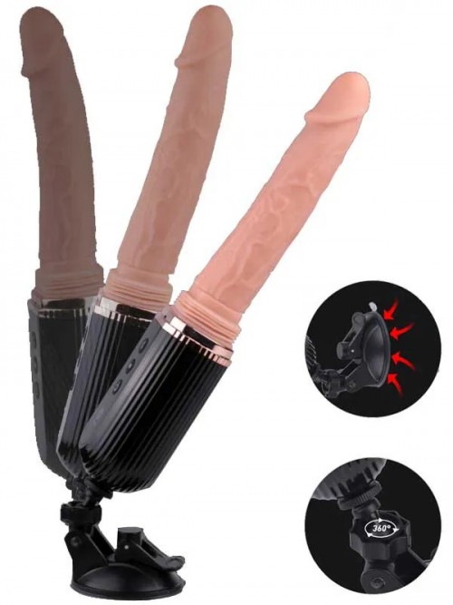 İleri Geri Hareketli Şarjlı Uzaktan Kumandalı Vantuzlu Seks Makinası 2