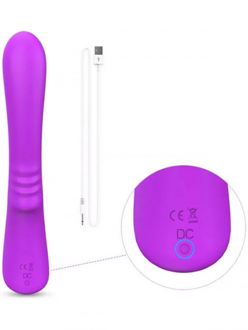 Knight Esnek Ultra Güçlü Şarjlı Vibratör 18 cm 4