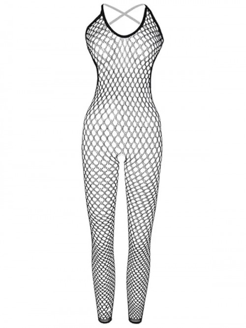 NOXXX Askılı Ayaksız Geniş Fileli Seksi Vücut Çorabı 6