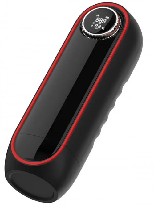 NOXXX CyberStroke Isıtmalı İleri Geri Hareketli Vakumlu Titreşimli LED Ekranlı ve Ses Özellikli Mastürbatör 2