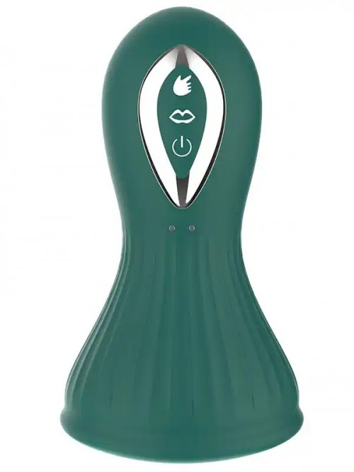 NOXXX Emme ve Dil Yalamalı Titreşimli Şarjlı Göğüs Vajina Pompası 2