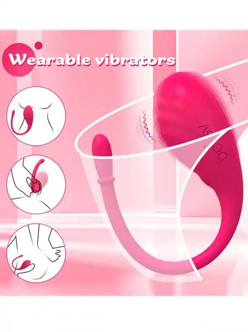 NOXXX Lunar Giyilebilir Telefon Kontrollü Çiftler için Vibratör 5