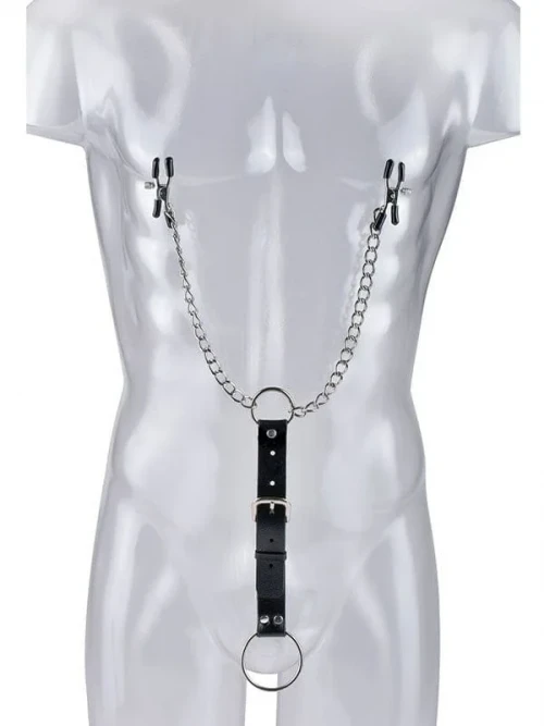 NOXXX Göğüs Klipsli ve Penis Halka Seti 2