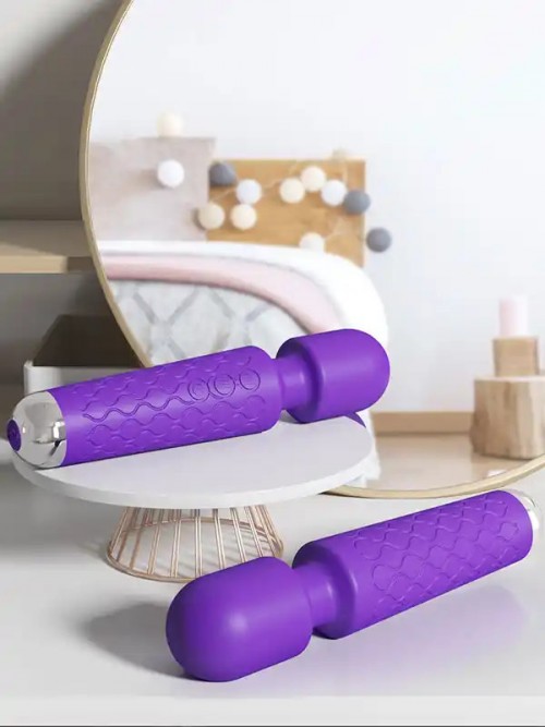 NOXXX Güçlü Şarjlı Wand Masaj Vibratörü 28 Fonksiyonlu Mor 2