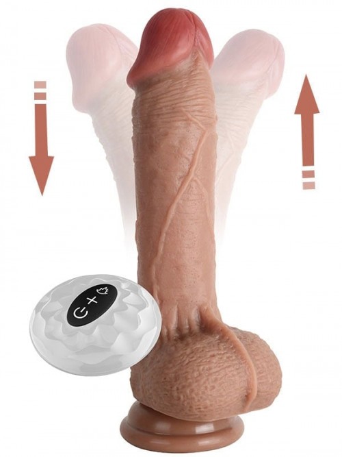 NOXXX İleri Geri Hareketli Isıtmalı Döner Başlı Realistik Dildo 2