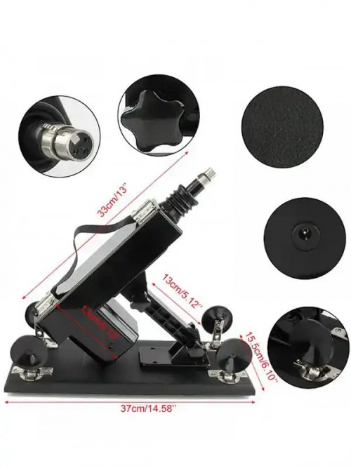 NOXXX Machine Gun Vantuzlu İleri Geri Hareketli Seks Makinesi 5