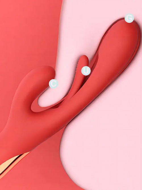 NOXXX Patova G Spot ve Klitoris Uyarıcılı Şarjlı Rabbit Vibratör 3