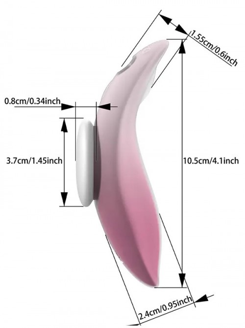 NOXXX Pink Cling Külot İçi Mıknatıslı Giyilebilir Uzaktan Kumandalı Vibratör 2