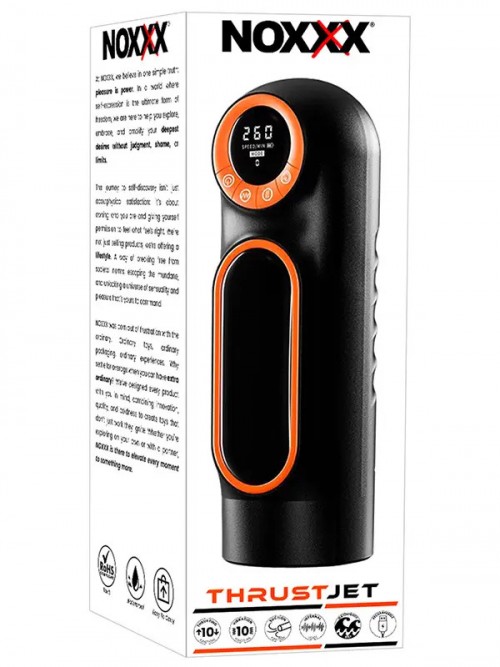 NOXXX ThrustJet İleri Geri Hareketli Emiş ve Ses Özellikli Mastürbatör Ek Resim