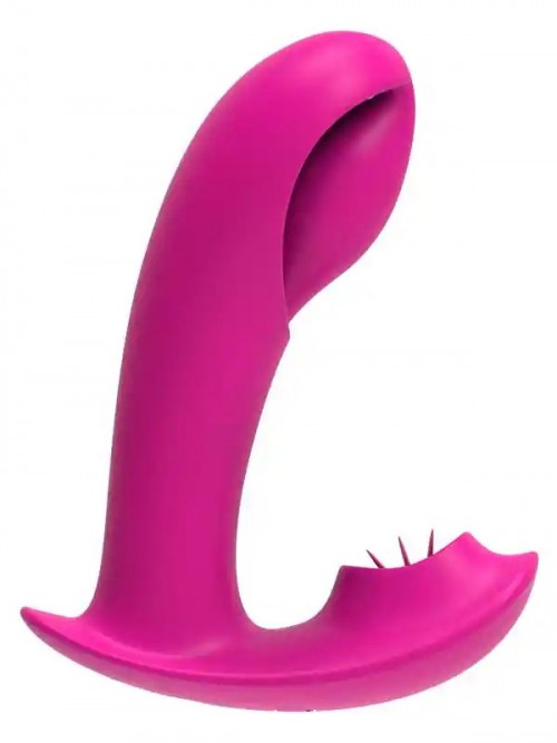 NOXXX Titreşimli ve Dil Sitimilasyonlu Uzaktan Kumandalı Şarjlı Vibratör 3