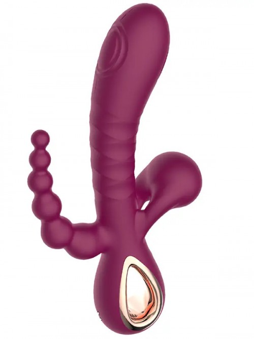 NOXXX Trie Bliss Üç Motorlu Anal Titreşim ve Parmak Hareketli Vibratör 2