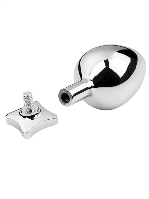 NOXXX Poker Çelik Anal Plug Değiştirilebilir Başlıklı Set Küçük Boy 3