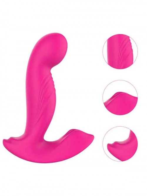 Prog Giyilebilir Şarjlı Uzaktan Kumandalı Döner Başlı Klitoris Uyarıcılı Anal Vibratör 6