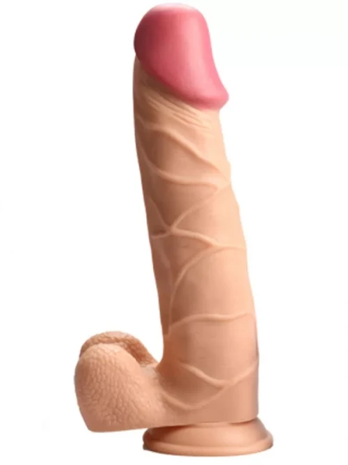 Realistik Vantuzlu Dev Dildo 38 cm 2