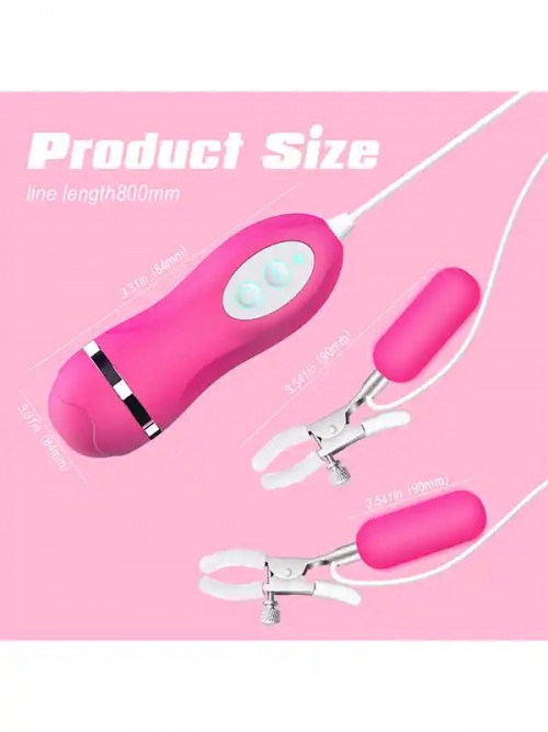 Rice Cake Titreşimli Göğüs Klipsi 5