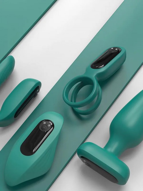 Çiftler İçin Titreşimli Uzaktan Kumandalı Şarjlı Aşk Seti 4