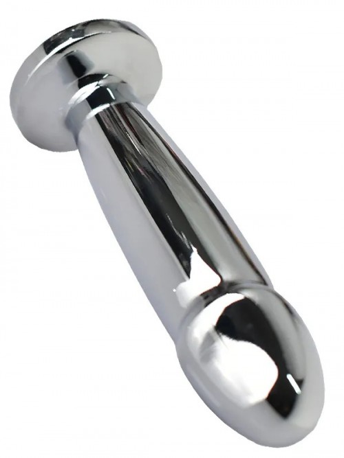 NOXXX Şarjlı Titreşimli Çelik Anal Plug 12 cm 3