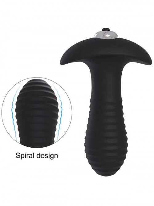 Titreşimli Giyilebilir Spiral Butt Plug 5