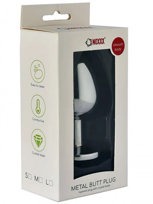 NOXXX Steel Jeweled Çelik Anal Plug Büyük Boy 2