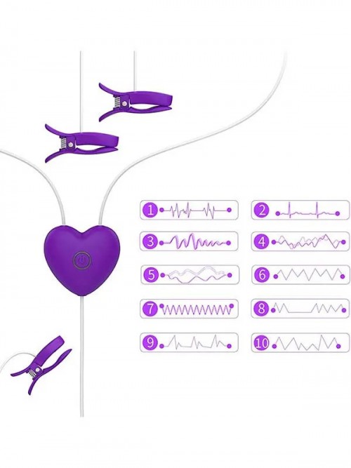 Titreşimli Şarjlı Vajina ve Göğüs Klipsi 3’lü 4