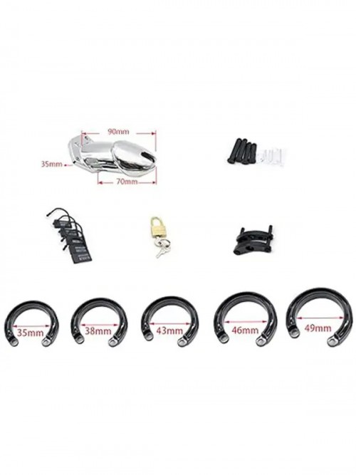 ​​Cock Cage Erkek Bekaret Kafesi 9 cm 5