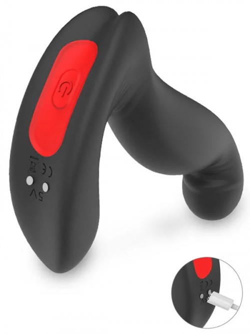 Jiggle Uzaktan Kumandalı Şarjlı Anal Vajinal Klitoris ve Prostat Vibratörü 2